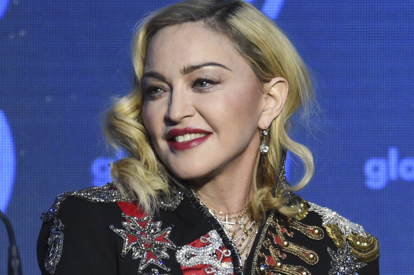 Madonna, pictured at the GLAAD Media Awards in 2019, was hospitalised overnight.