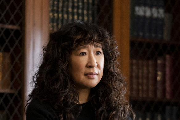 Sandra Oh is the head of the English Department at a minor Ivy League college in The Chair.