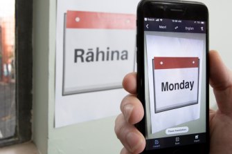 The instant translation works best on stark, plain text, otherwise you might need to take a photo for processing.