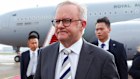 Prime Minister Anthony Albanese arrives in Shanghai on the first day of his six-day visit to China.