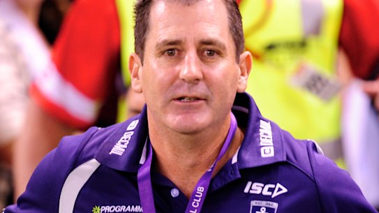 Ross Lyon is one of the biggest names the Kangaroos could pursue to replace David Noble.