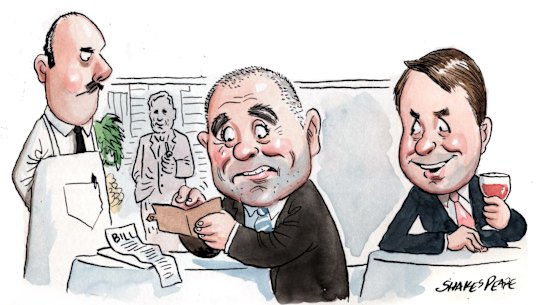 CBD Jamie Pherous and Rob Luciano. Illustration: John Shakespeare