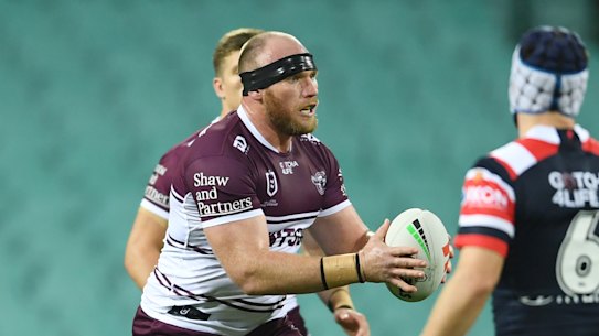 Manly prop Matt Lodge.