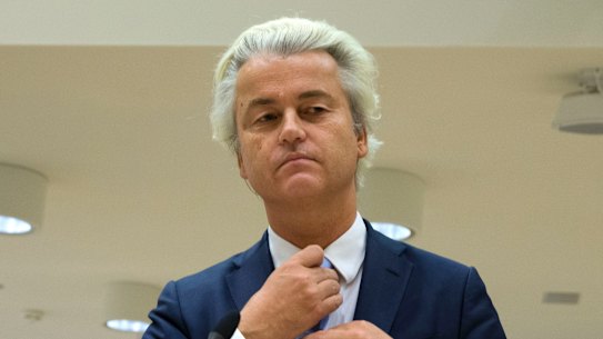 Anti-Islam Dutch populist Geert Wilders.