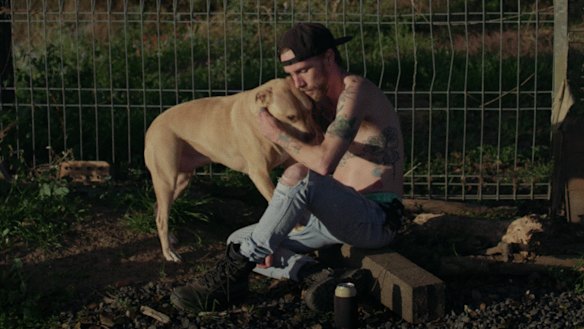 “Some days I’m still on the roof hearing the screams”: Eli Roth and his dog in Floodland.