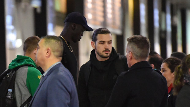 Chris Goulding and Thon Maker touch down in Melbourne.