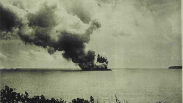 Krakatoa erupts on September 26, 1930