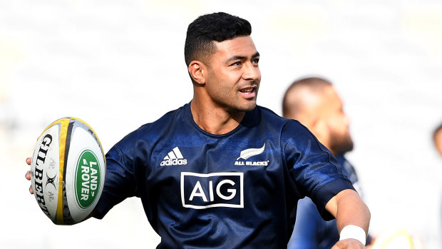 Playmaker: Richie Mo'unga is now a precious commodity for the All Blacks.