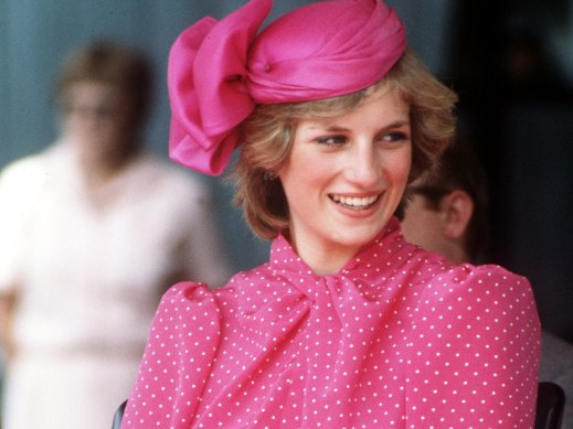 Princess Diana during a visit to Perth, Australia, March 1983. 