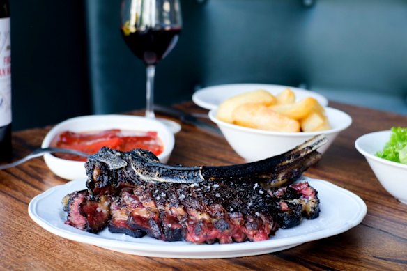 The Basque Txoko pop-up at Nobody’s Baby bar serves charcoal-fired steaks cooked by Michelin-recognised chef Aitor Jeronimo Orive.