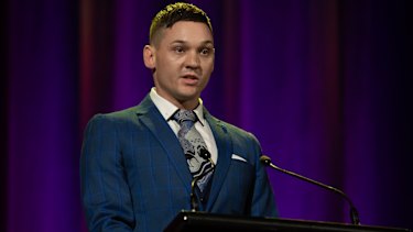 One of the graduating apprentices, Adam Spittles, dropped out of school in year 8. He "hasn't looked back" since joining the apprenticeship program.