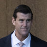 Ben Roberts-Smith outside the Federal Court earlier this week.