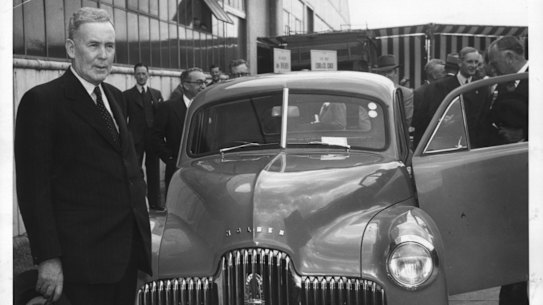 Prime minister Ben Chifley 