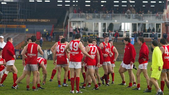 The Northern Bullants in 2004, before they became the Northern Blues.