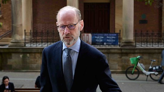 Former ANZ chief executive Shayne Elliott outside the Federal Court in October.