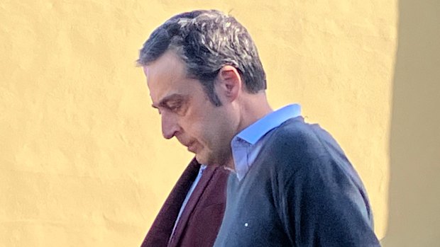 Steven James Naoum, 46, outside Joondalup Magistrates Court on Friday.
