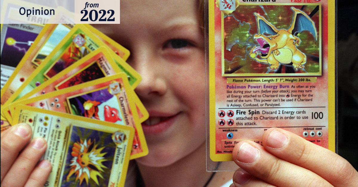 Pokemon cards, fakes, and lessons on the evils of the world