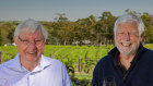 Bethany Wines owners Geoff Schrapel and brother Robert. The winery in the Barossa Valley was established in 1981. 