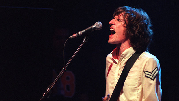 Heavy heart: You Am I's Tim Rogers performs at The Metro in 1996.