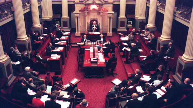 The balance of power in Victoria's upper house is held by 11 crossbench MPs. 