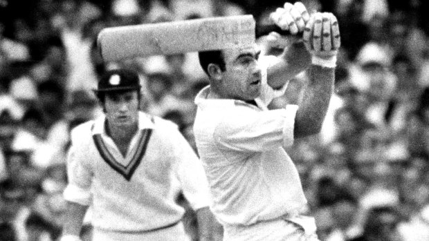 John Edrich in action at the MCG during the first official ODI in 1971.