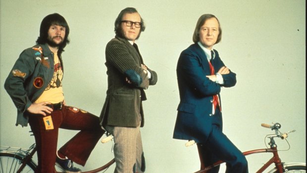 Bill Oddie, Graeme Garden and Tim Brooke-Taylor as The Goodies