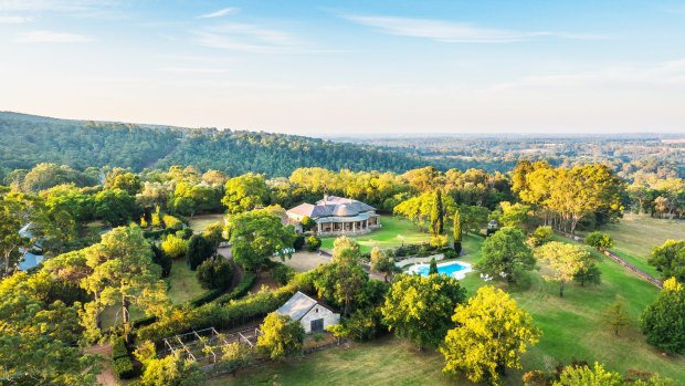 The Fernhill estate in Mulgoa includes 385 hectares of land and an 1845 sandstone homestead.