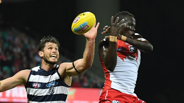 The Cats have won two of their past five games against the Swans in Sydney.