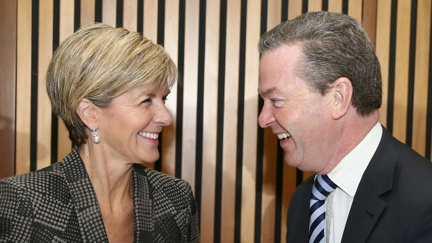Former Coalition ministers Julie Bishop and Christopher Pyne face questions about the propriety of new job opportunities.