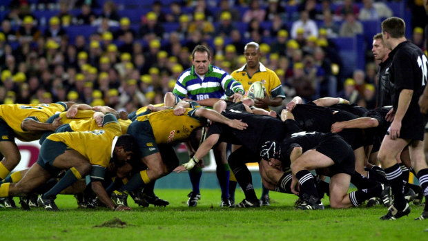 Golden days: The Bledisloe Cup Test in Sydney drew more than 109,000 rugby fans to the Olympic Stadium in 2000.