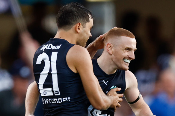 Cottrell kicked the Blues’ first goal.