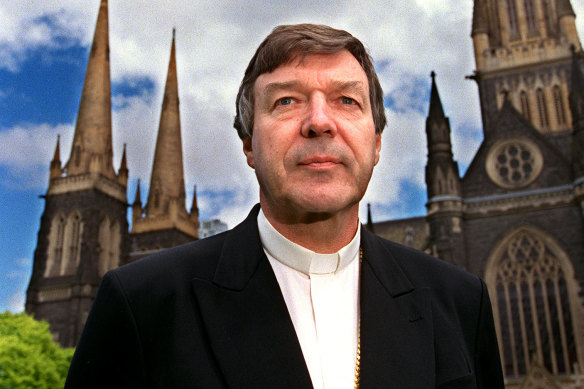 George Pell in 1996, when he was archbishop of Melbourne.