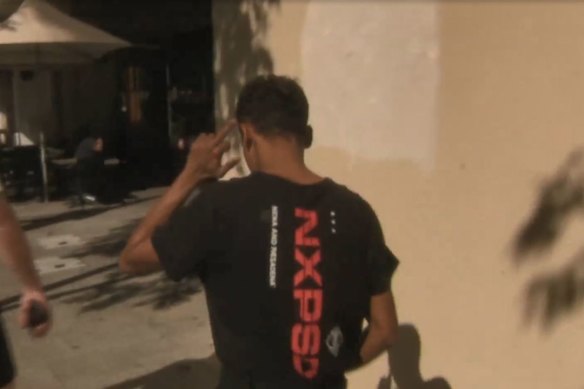 Matthew Ryder leaving Perth Magistrates Court on Tuesday. 