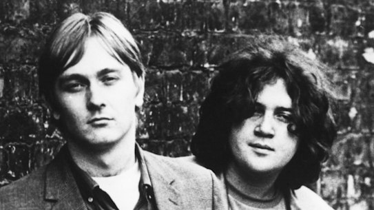 Ed Kuepper and Chris Bailey, circa 1977.