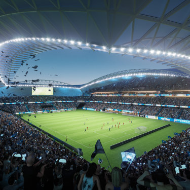 Record crowds: The new SFS will host the 2023 Women's World Cup, helping the tournament to potentially attract 1.5 million fans. 