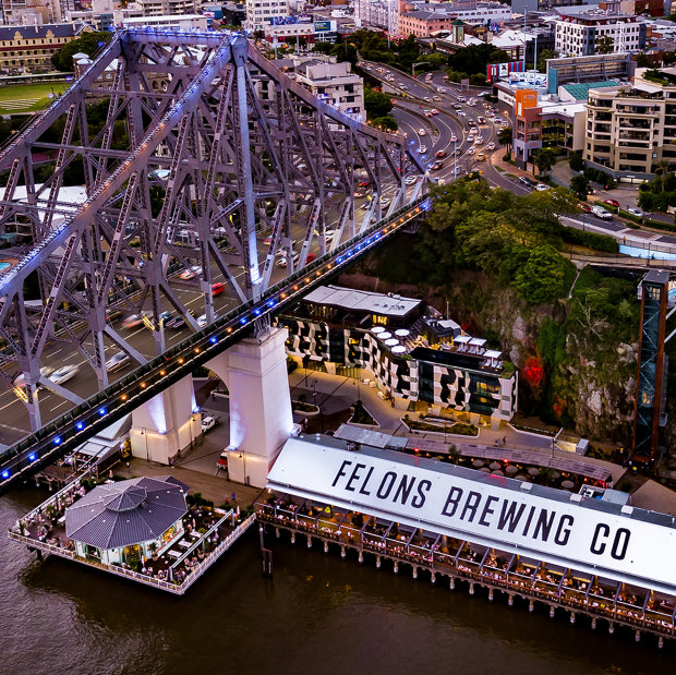 Howard Smith Wharves is a prime example of making the most of the river.