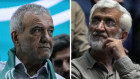 Masoud Pezeshkian, left, and Saeed Jalili.
