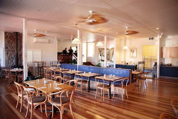 The hotel bistro has received a relatively gentle facelift.