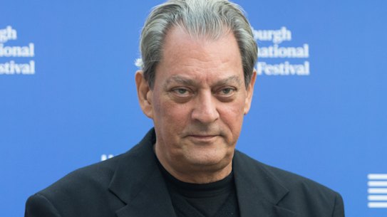 Paul Auster says American society was built by religious fanatics who promoted armed struggle, conflict, war, violence, and genocide.