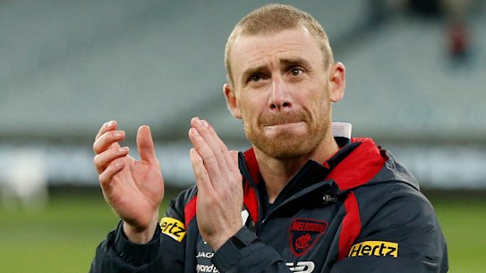 Melbourne coach Simon Goodwin.