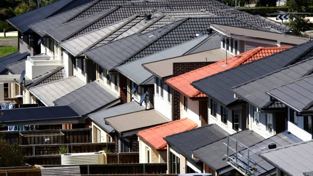 Growing pains: a new housing estate at Pemulwuy near Prospect in western Sydney.