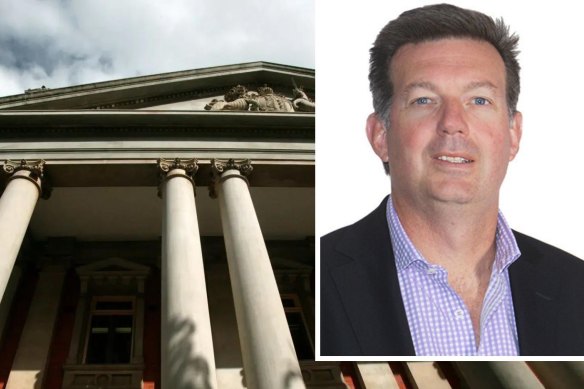The Matador Capital boss is spearheading a defamation case against publican Brian Godfrey.