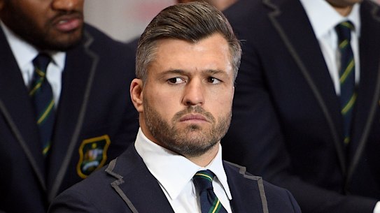 Adam Ashley-Cooper at the Wallabies team announcement on Friday.