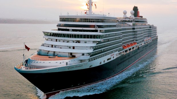 Cunard’s Queen Elizabeth as seen in a file picture.