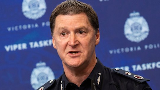 Victoria Police chief commissioner Shane Patton.