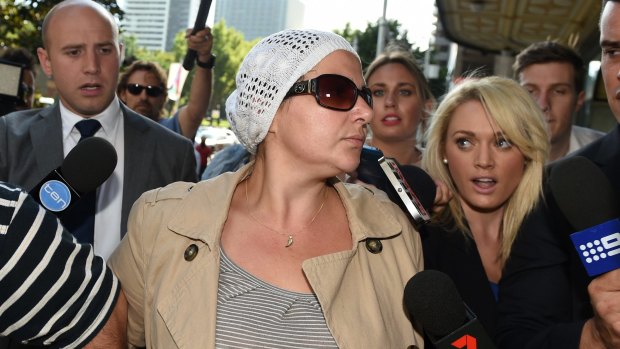 Amirah Droudis, the wife of Lindt Cafe gunman Man Haron Monis arrives at Downing Centre Local Court in 2014.