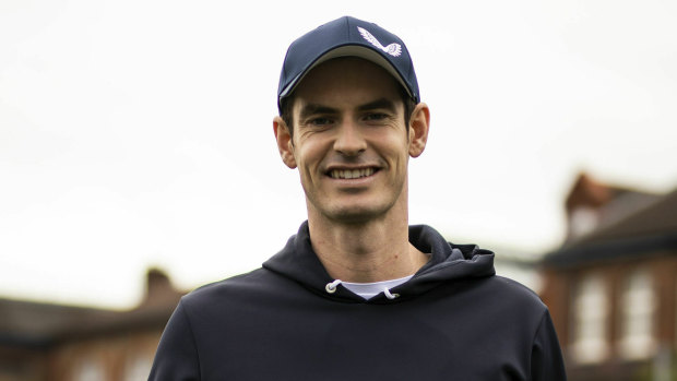 Andy Murray, at an announcement at the Queen's Club, says he is now pain free.