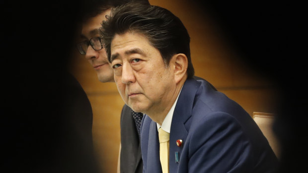 Japan's Prime Minister Shinzo Abe  is struggling against allegations of corruption and cronyism.