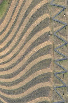 Part of the Central Valley at the National Arboretum Canberra.