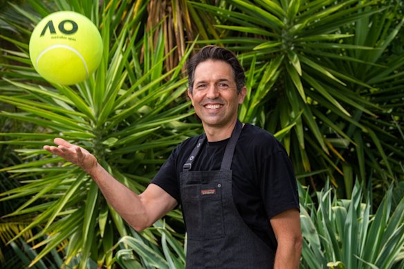 Ben Shewry at the Australian Open in 2022.